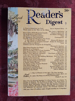 Readers Digest March 1970 David Merrick Hurricane Camille Irwin Ross Jack McCain