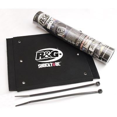 R&G ShockTube Black (REAR 9.5"" x 11.5"") Suzuki RMZ 250 2019-2023