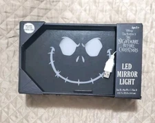 The Nightmare before Christmas LED Mirror Light Disney USB Translucent Box 9 X 5
