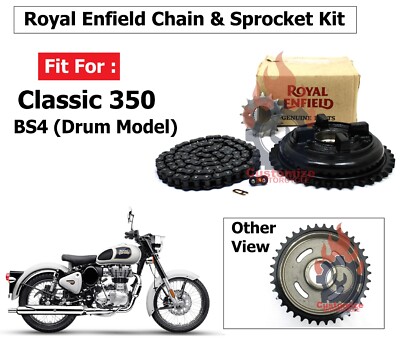 Chain Sprocket Classic 350 Rear Drum Price Royal Enfield Old