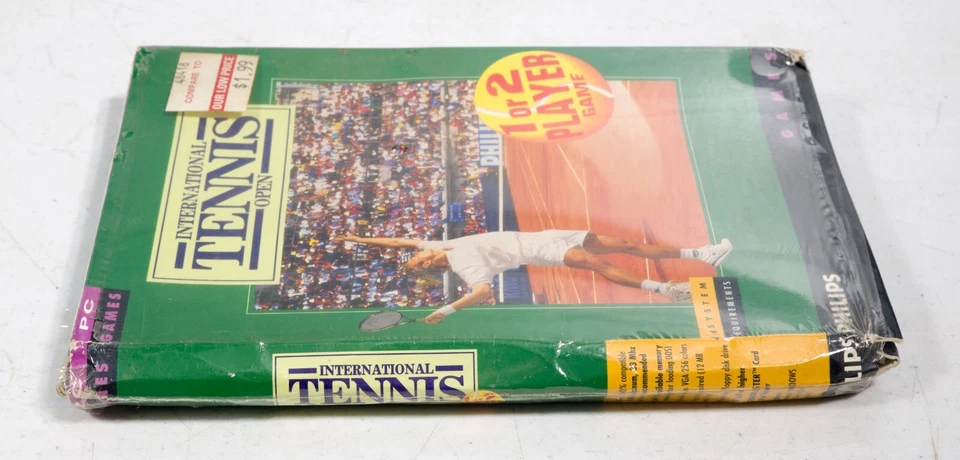 Vintage Philips International Tennis Open DOS game ST533B09 - Image 3 of 4