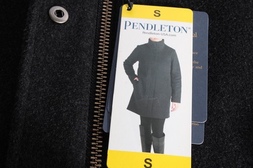 Pendleton Women's Waterproof Wool Jacket Charcoal Color, Small Or Large Size NWT - Picture 9 of 11