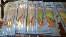 6 capt. bills  terminator minnow  Bucktail Jigs 1/4 OZ chartreuse