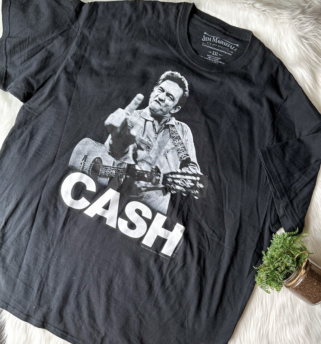 Tシャツ Jim Marshall Clothing Men's T-Shirt Black 