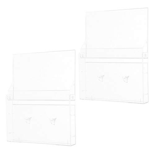 2 PCS Tape Storage Box Blank Voice Cassettes Organizers Clear Music - Afbeelding 11 van 12