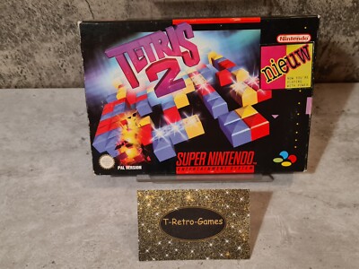 SNES Super Nintendo Tetris 2 mit OVP und Anleitung NOE