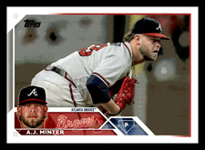 2023 Topps A.J. Minter Atlanta Braves #159 Centered Mint