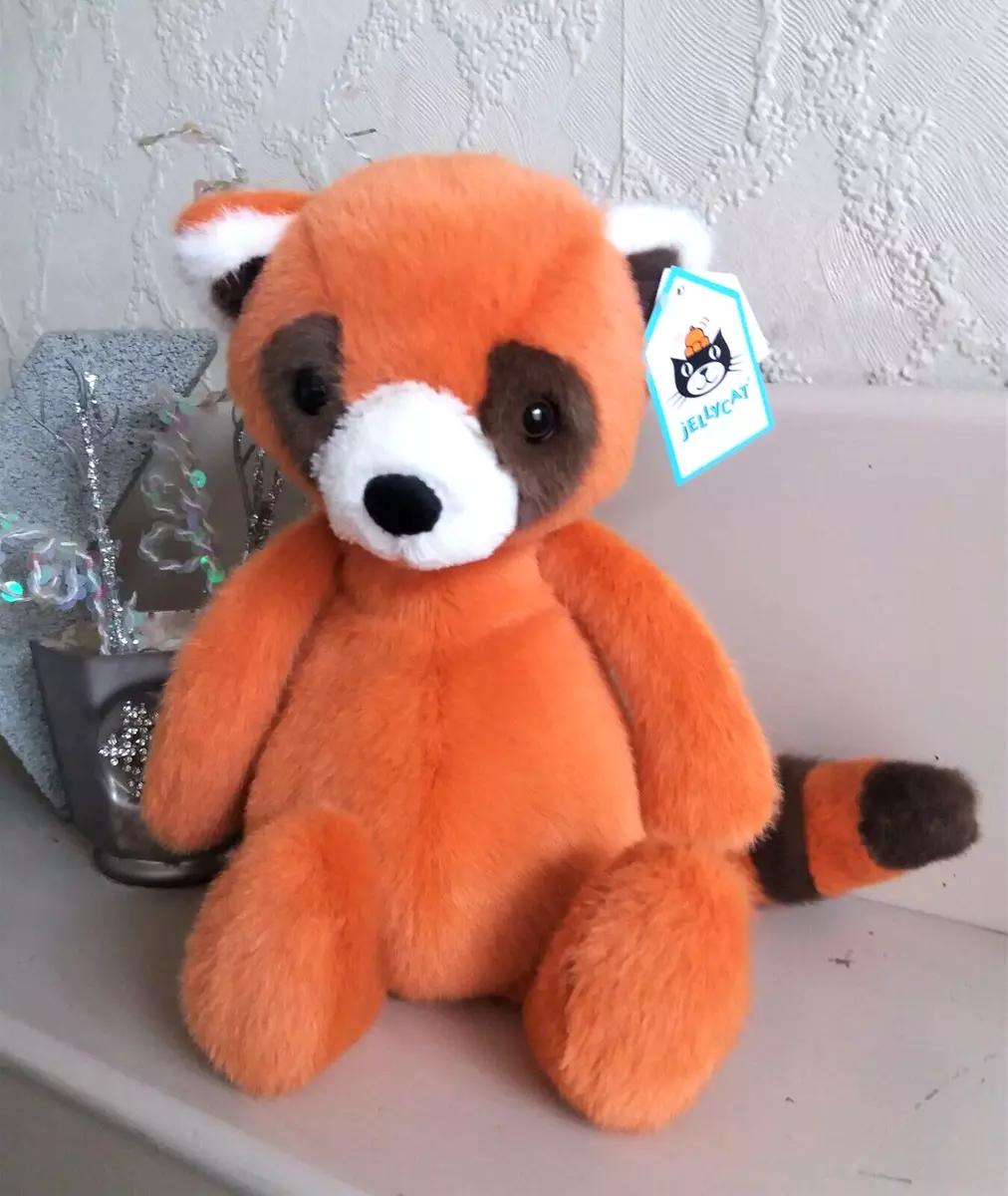 Jellycat Whispit Red Panda Orange Brown White Soft Plush Toy