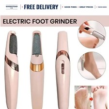 Electric Foot Callus Remover USB Rechargeable Pedicure Grinder with 2 Roller