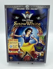 Snow White and the Seven Dwarfs DVD/Blu-Ray, 2009, 3-Disc Set NEW Sealed