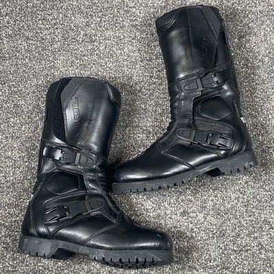 RICHA WATERPROOF ADVENTURE TOURING WP MOTORCYCLE MOTORBIKE BOOTS BLACK