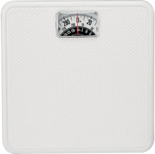 Precision Products White Square Mechanical Bath Scale
