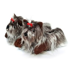 Animal Slippers Ladies Slippers with Animal Design 3740 EU, Brown Yorkshire
