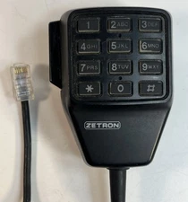 Zetron CB Radio Microphone with Keypad Tested Working Made In Japan