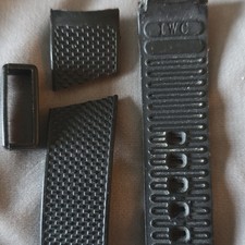IWC Aquatimer Chronograph 44mm Black Dial Quartz Diver Rubber Strap 2345678