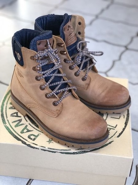 Women Panama Jack Boots Brown Nubuck 39 #2N6W