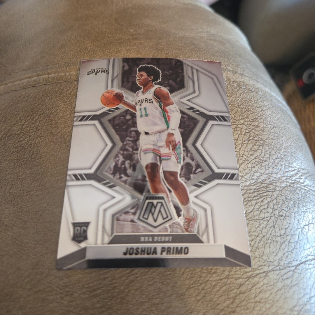 2021 Panini Mosaic #275 Joshua Primo NBA Debut San Antonio Spurs Rookie