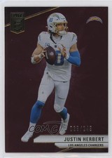 2024 Panini Donruss Elite Maroon /249 Justin Herbert #60 0qw3