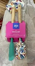 Spatula 2 Piece Set Green & Leaf Pattern. Mini Tabitha Brown Target. Decor