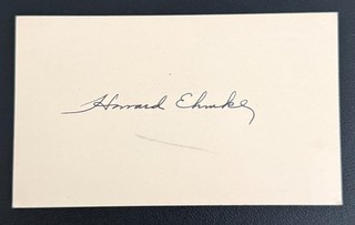 HOWARD EHMKE Autographed Signed Vintage GPC Pitched No Hitter 1923 Died 1959