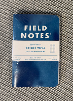 Field Notes - Set of Three Notebooks - Limited Edition XOXO 2024 Edition