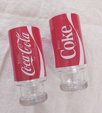 2 x Coca Cola Gl&auml;ser  - Vintage - 70er 80er