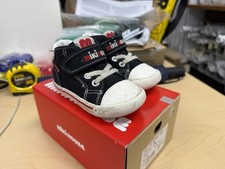 Miki House Shoes Black Color Toddler Shoes Size 14.5cm Made In Japan MSRP 250