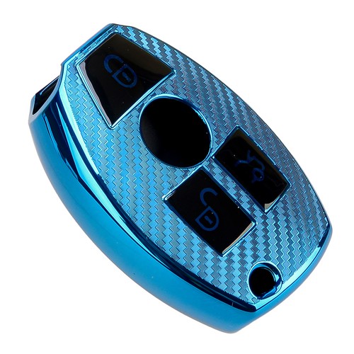 TPU 3Buttons Remote Key Fob Case Cover Fit For Mercedes Benz A B C E G - Foto 3 di 4