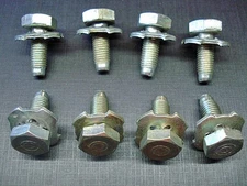 8 pcs NORS door hinge screws mounting bolts fits 1955 1956 1957 Chevy