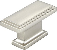Rectangle Knobs - 10 Pack / 1.8 Inch 45mm , /Brushed Nickel Knobs for Cabinet...