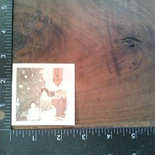 Christmas Tree Family Portrait 1960s Snapshot Photograph Holiday Vintage