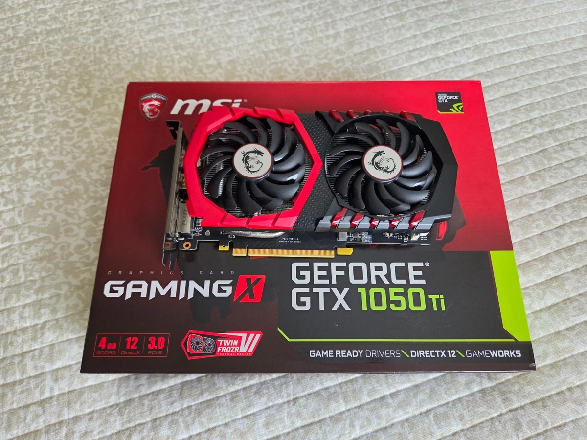 MSI NVIDIA GeForce GTX 1050 Ti Computer Graphics Cards for sale | eBay