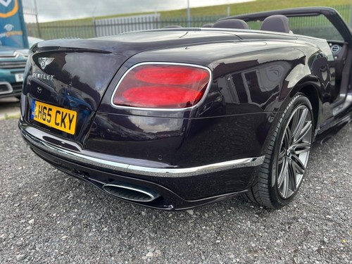 2015 Bentley Continental 6.0 W12 GTC Speed Auto 4WD Euro 6 2dr CONVERTIBLE Petro - Picture 22 of 24