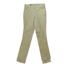 Ariat 'Heritage' Size Zip Knee Patch Jodphur in Tan - Youth 14