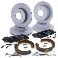 Atec 4X Bremsscheibe+BremsbelÄGe+Bremsbacken Vo+Hi FÜR Mercedes Sprinter