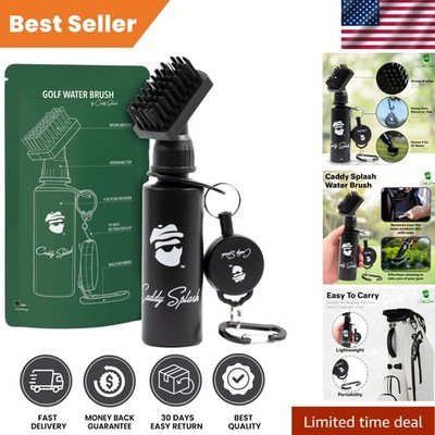 Professional Golf Club Brush with Heavy-Duty Clip - Lightweight & Durable Design