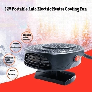 Voiture portable Space Chauffe-vents Air Chauffage rapide plus chaud refroidisseur défroster defogger