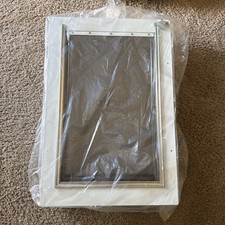 Baboni Large 3-Flap Steel Pet Door for Wall with Telescoping Tunnel