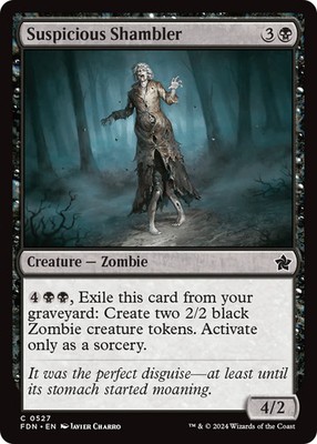 Suspicious Shambler [Foundations] Near Mint