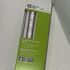 Commercial Electric 18 in. LED Direct Wire Under Cabinet Light,Bright White,NIB