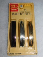 RETRO GOODY STAY TIGHT BARRETTES ORIGINAL PACKAGE 7908 3 1/2"