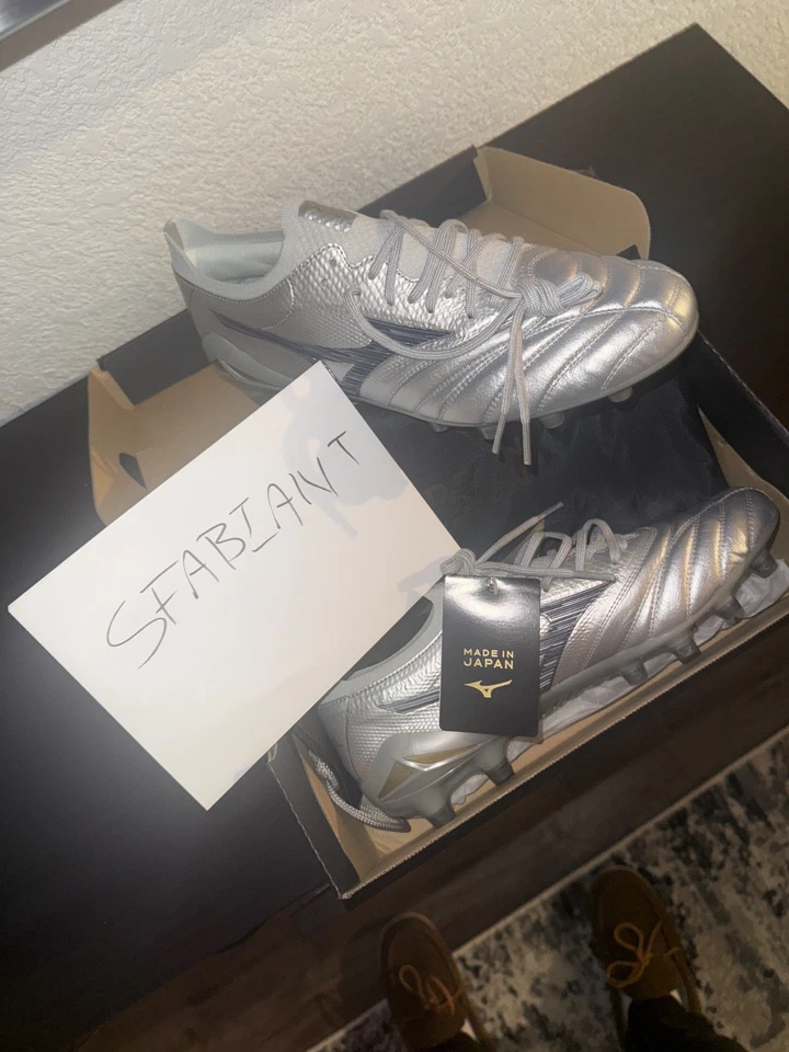 美津浓 Morelia Neo 4 Beta 日本 银色 尺寸 8.5 美国 — 第 3/4 张图片