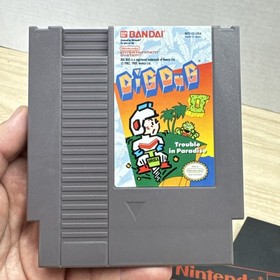 Dig Dug II 2 NES (Nintendo Entertainment System) Tested & Working w Dust Sleeve