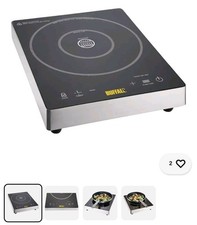 Buffalo Touch Control Single Induction Hob 3kW - DF825