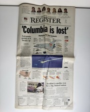 📰 The Orange County Register Newspaper &ndash; Columbia Is Lost &ndash; Feb 2, 2003