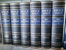 BROCKHAUS Weltgeschichte, 6 Bände, F. A. BRO...
