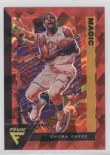 2020-21 Panini Flux Red Cracked Ice Prizm Chuma Okeke #128 0o6m