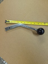 Vintage Rat Rod Long Racing Shifter Stick Handle Chrome Hurst Wball 5 Speed