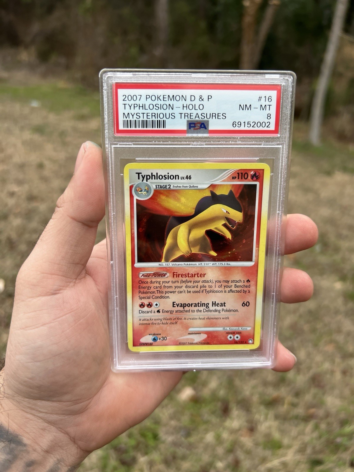 Typhlosion 16/123 Mysterious Treasures Holo NICE SWIRL 💫✨💫