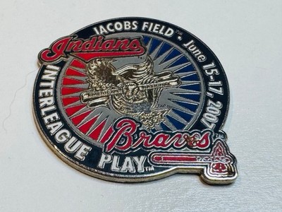 Cleveland Indians vs Atlanta Braves Interleague Game Pin Jacobs Field June 2007